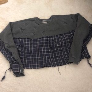 Vintage cropped sweatshirt